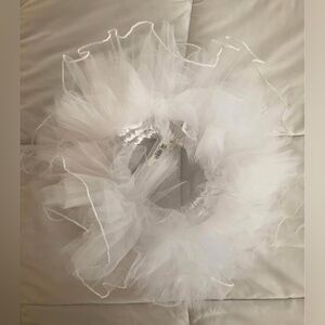 Makers Halloween White Tulle Toddler Girls Tutu Size 18 Months and Up OSFM